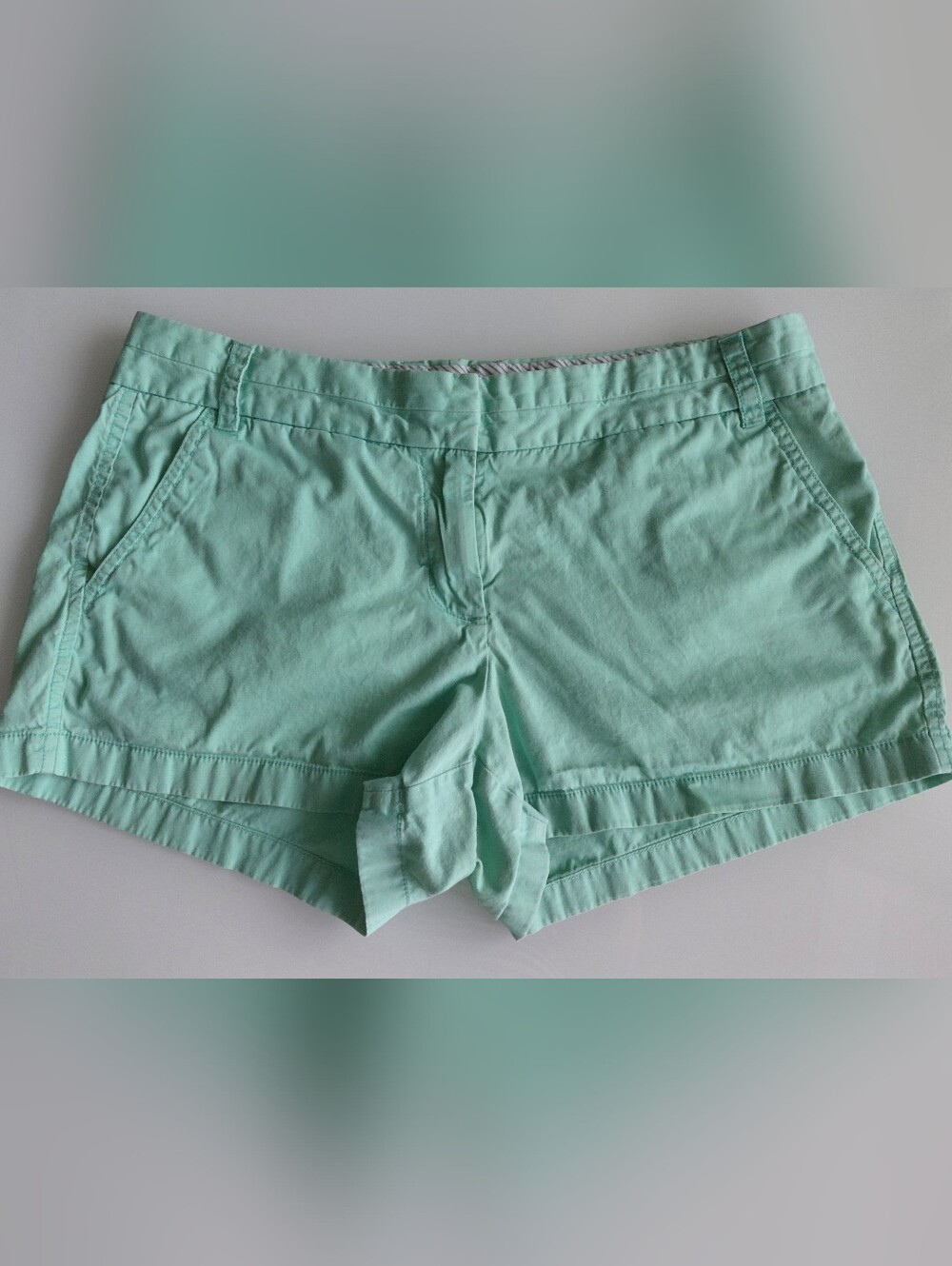 J. Crew Mint Green Women's Chino Shorts - 10